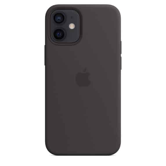 Coque silicone MagSafe iPhone 12 mini Noir itsu maroc