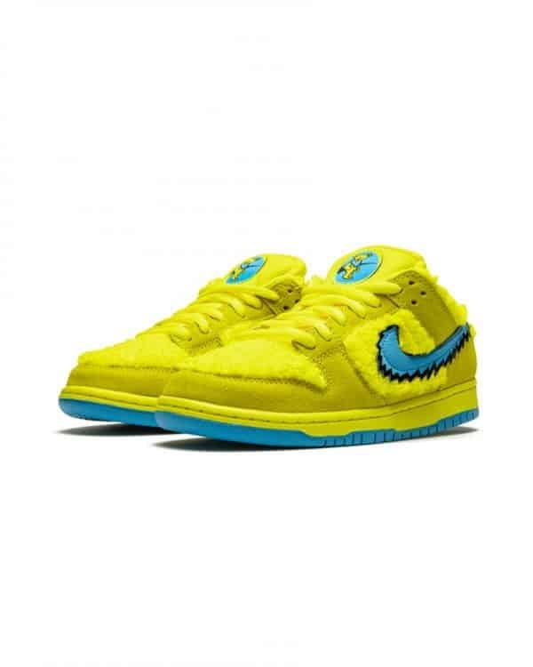 Nike SB Dunk Low Grateful Dead Bears Yellow itsu maroc 2