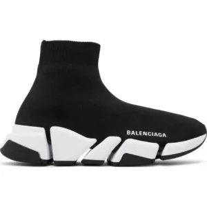Balenciaga Speed 2.0 Sneaker Black White 1