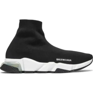 Balenciaga Speed Sneaker Clearsole Black White 1
