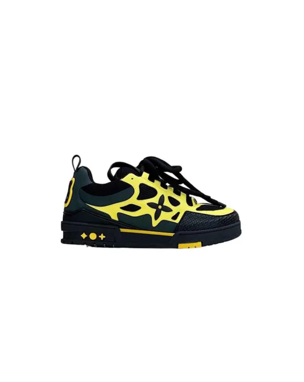 Louis Vuitton Skate Sneakers black yellow itsu maroc 1