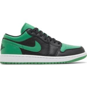 Nike Air Jordan 1 Low Black Lucky Green prix maroc 1